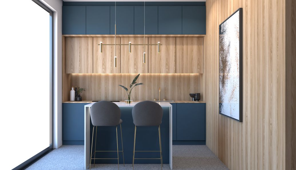 В интерьере