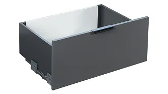  - Комплект ящика 199х450 Soft-Close, графит, полн. выдвиж., Slimbox Evolution AKS