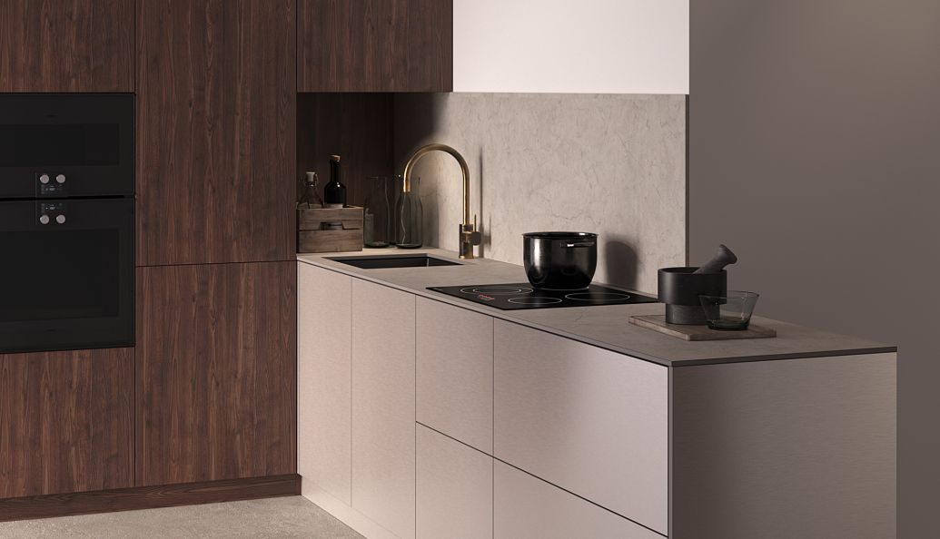 В интерьере