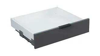  - Комплект ящика 84х450 Soft-Close, белый, полн. выдвиж., Slimbox Evolution AKS
