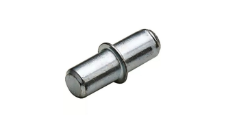  - Полкодержатель металл L=16/ D=5x5 хром, (5000 шт), Карат